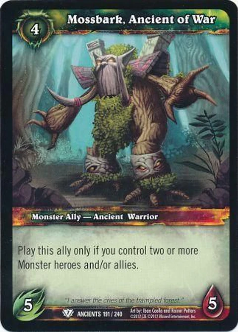 Mossbark, Ancient of War - 191/240 - Common