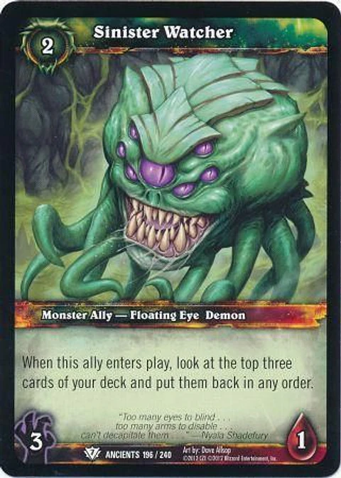 Sinister Watcher - 196/240 - Common