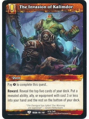 The Invasion of Kalimdor - 191/197 - Common