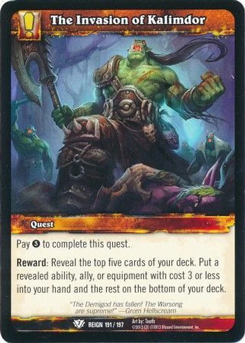 The Invasion of Kalimdor - 191/197 - Common