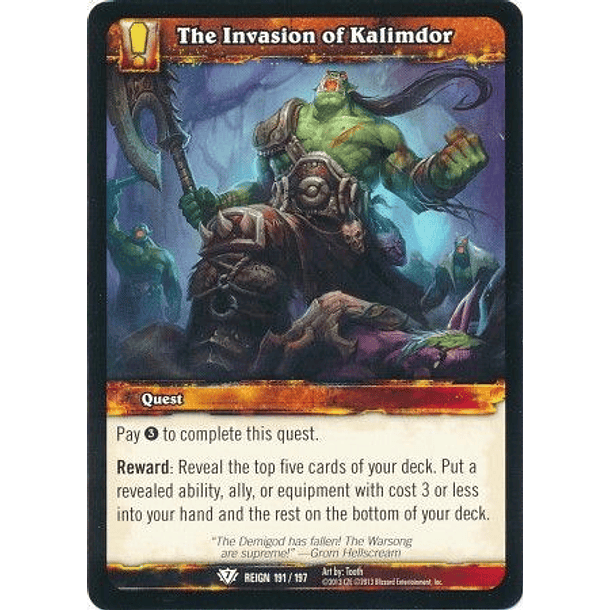 The Invasion of Kalimdor - 191/197 - Common
