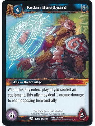 Kedan Burstbeard - 87/202 - Common