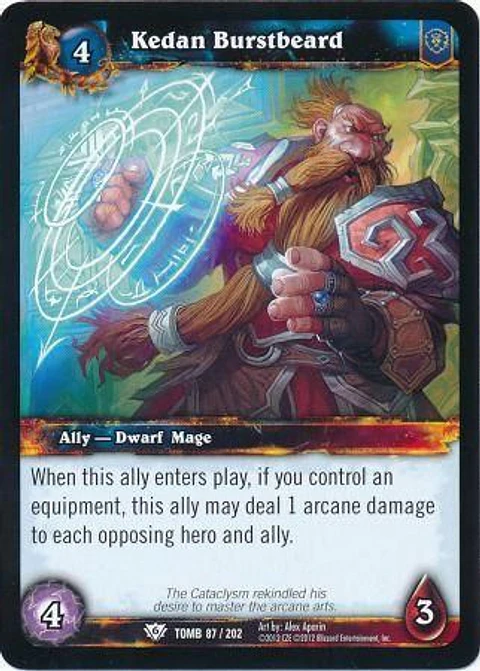 Kedan Burstbeard - 87/202 - Common