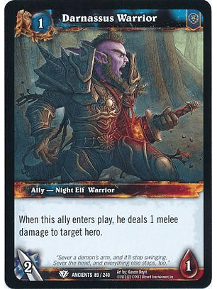 Darnassus Warrior - 89/240 - Common