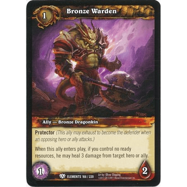 Bronze Warden - 166/220 - Common