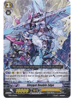 Sleygal Double Edge - TD05/002EN