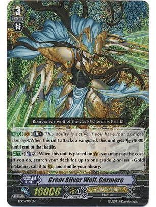 Great Silver Wolf, Garmore - TD05/001EN