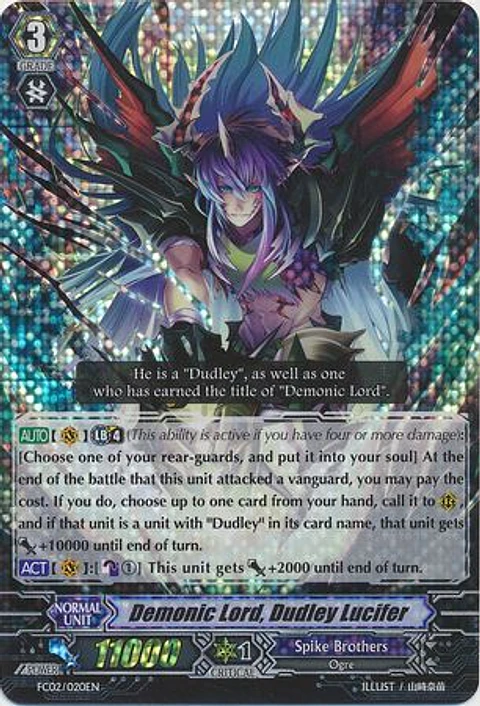 Demonic Lord, Dudley Lucifer - FC02/020EN - Triple Rare (RRR)