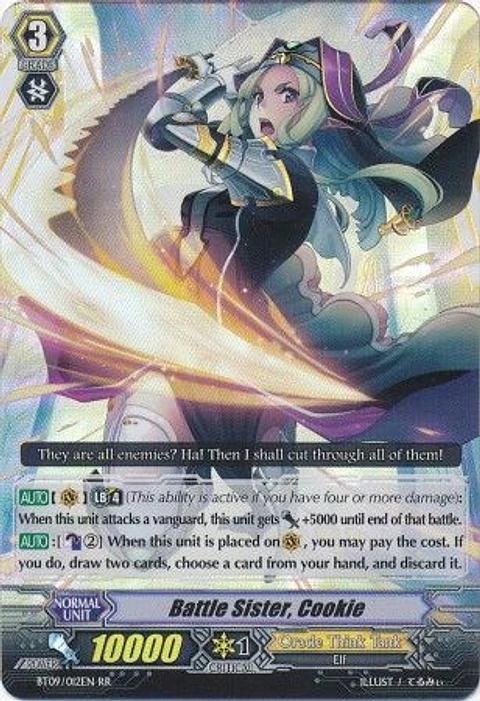 Battle Sister, Cookie - BT09/012EN - Double Rare (RR)
