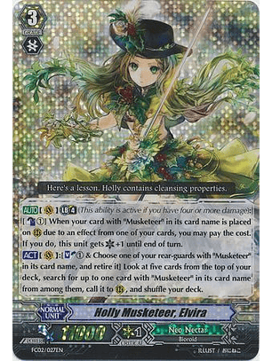 Holly Musketeer, Elvira - FC02/027EN - Triple Rare (RRR)