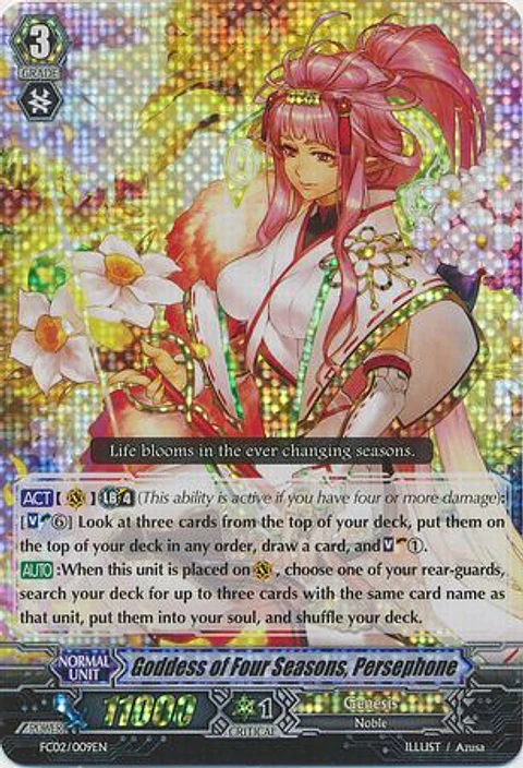 Goddess of Four Seasons, Persephone - FC02/009EN - Triple Rare (RRR)