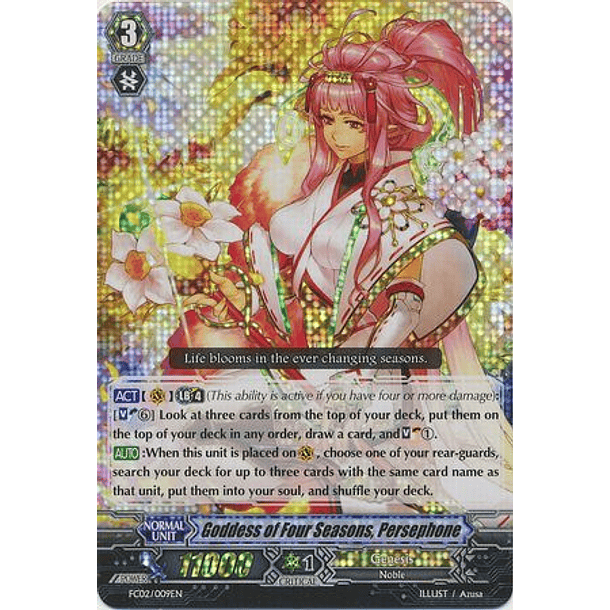 Goddess of Four Seasons, Persephone - FC02/009EN - Triple Rare (RRR)