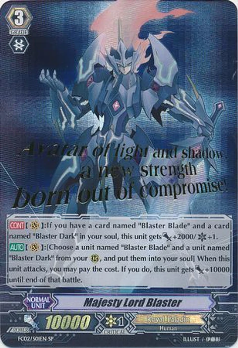 Majesty Lord Blaster - FC02/S01EN - Stamped Special Parallel (SP)
