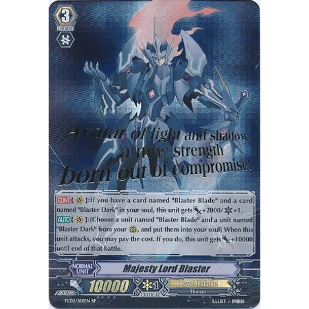 Majesty Lord Blaster - FC02/S01EN - Stamped Special Parallel (SP)