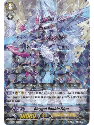 Sleygal Double Edge - TD05/002EN - Foil