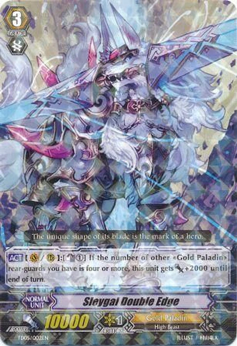 Sleygal Double Edge - TD05/002EN - Foil