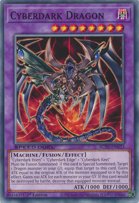 Cyberdark Dragon - SGX1-ENG23 - Common