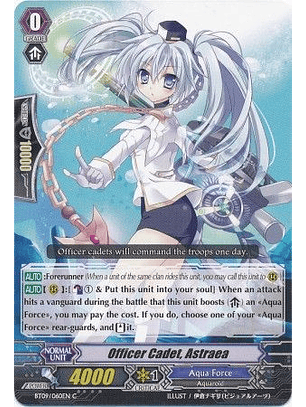Officer Cadet, Astraea - BT09/060EN - Common (C)