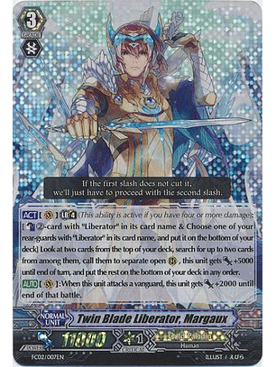 Twin Blade Liberator, Margaux - FC02/007EN - Triple Rare (RRR)