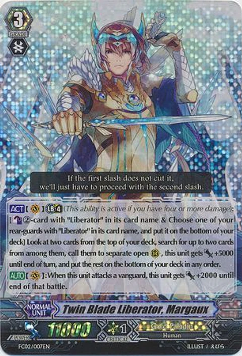 Twin Blade Liberator, Margaux - FC02/007EN - Triple Rare (RRR)