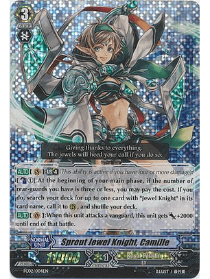 Sprout Jewel Knight, Camille - FC02/004EN - Triple Rare (RRR)