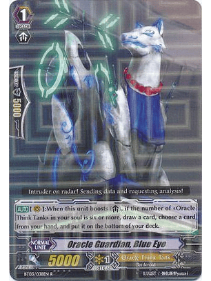 Oracle Guardian, Blue Eye - BT03/038EN - Rare (R)
