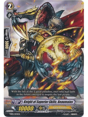 Knight of Superior Skills, Beaumains - TD05/004EN