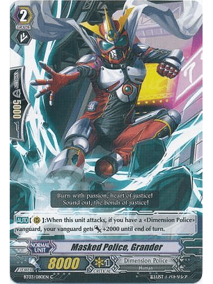 Masked Police, Grander - BT03/080EN - Common (C)