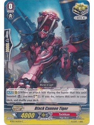 Black Cannon Tiger - BT03/063EN - Common (C)