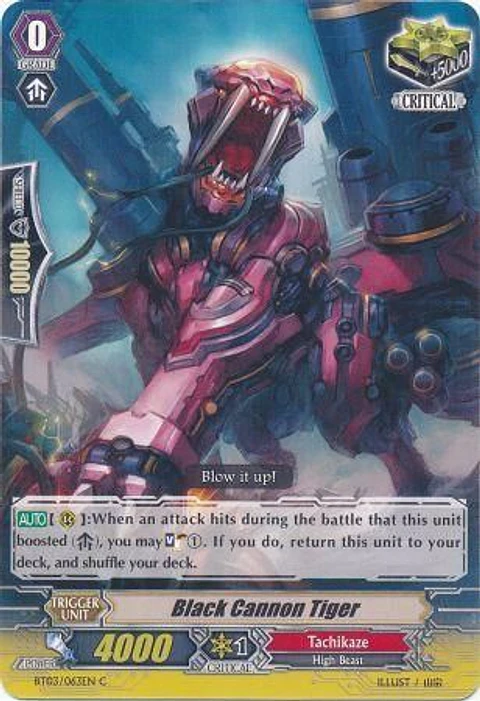 Black Cannon Tiger - BT03/063EN - Common (C)