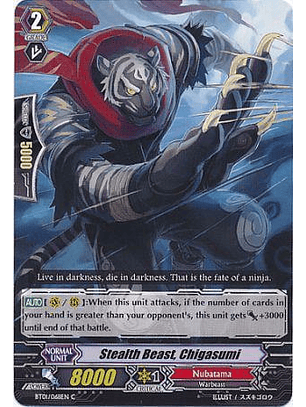 Stealth Beast, Chigasumi - BT01/068EN - Common (C)