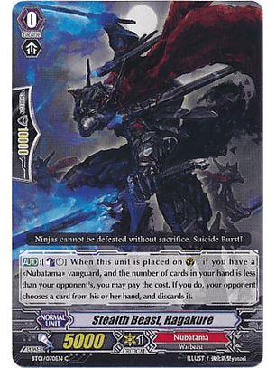 Stealth Beast, Hagakure - BT01/070EN - Common (C)