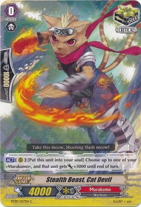 Stealth Beast, Cat Devil - BT09/057EN - Common (C)