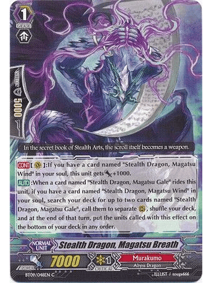 Stealth Dragon, Magatsu Breath - BT09/048EN - Common (C)