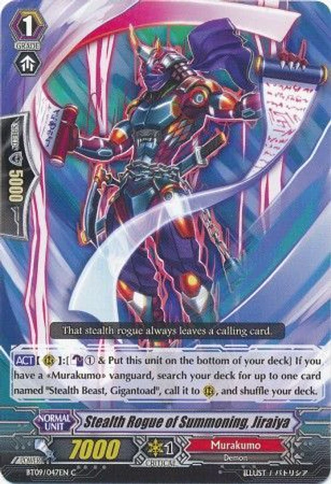 Stealth Rogue of Summoning, Jiraiya - BT09/047EN - Common (C)
