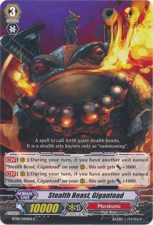 Stealth Beast, Gigantoad - BT09/044EN - Common (C) 1