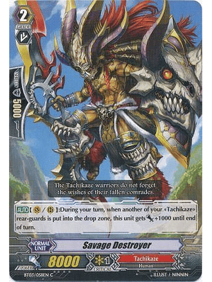 Savage Destroyer - BT03/058EN - Common (C)