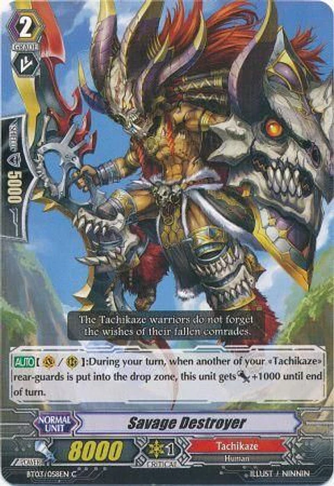 Savage Destroyer - BT03/058EN - Common (C)