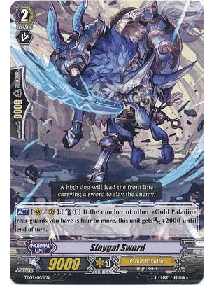 Sleygal Sword - TD05/005EN