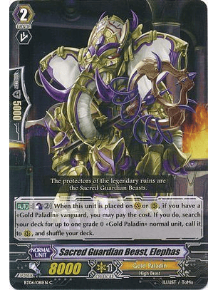 Sacred Guardian Beast, Elephas - BT06/081EN - Common (C)