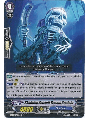 Skeleton Assault Troops Captain - BT06/072EN - Common (C)