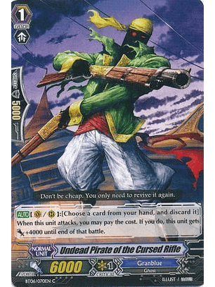 Undead Pirate of the Cursed Rifle - BT06/070EN - Common (C)