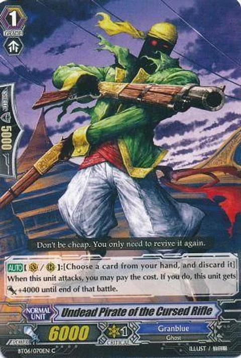 Undead Pirate of the Cursed Rifle - BT06/070EN - Common (C)