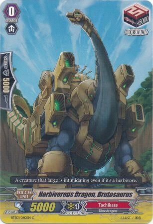 Herbivorous Dragon, Brutosaurus - BT03/060EN - Common (C) 1