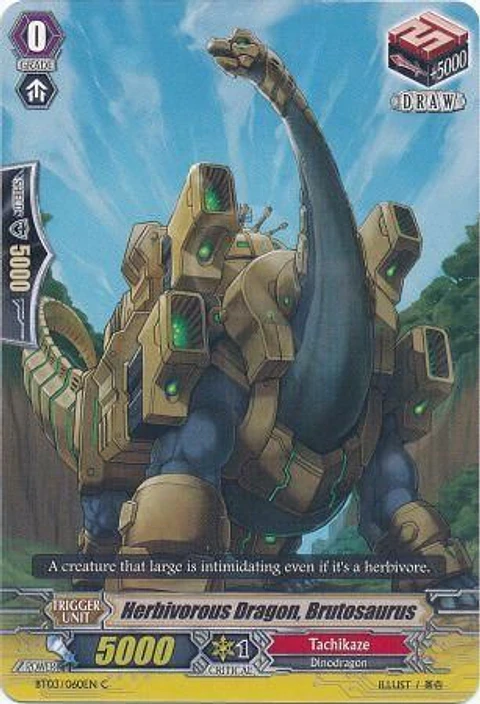 Herbivorous Dragon, Brutosaurus - BT03/060EN - Common (C)