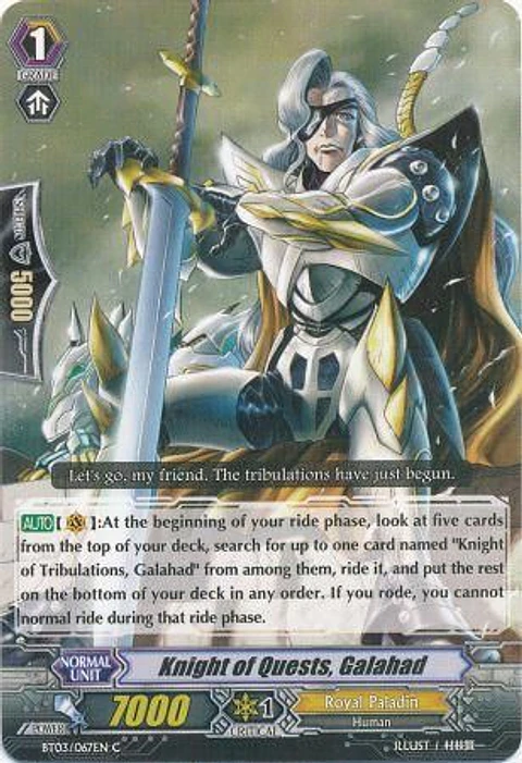 Knight of Quests, Galahad - BT03/067EN - Common (C)