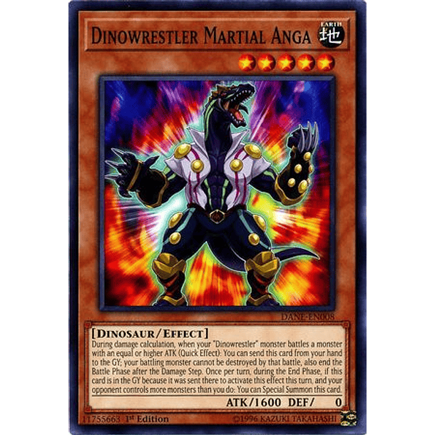 Dinowrestler Martial Anga - DANE-EN008 - Common 
