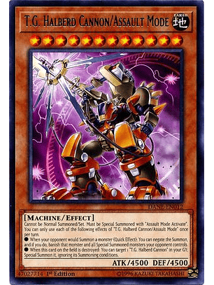 T.G. Halberd Cannon/Assault Mode - DANE-EN012 - Rare 