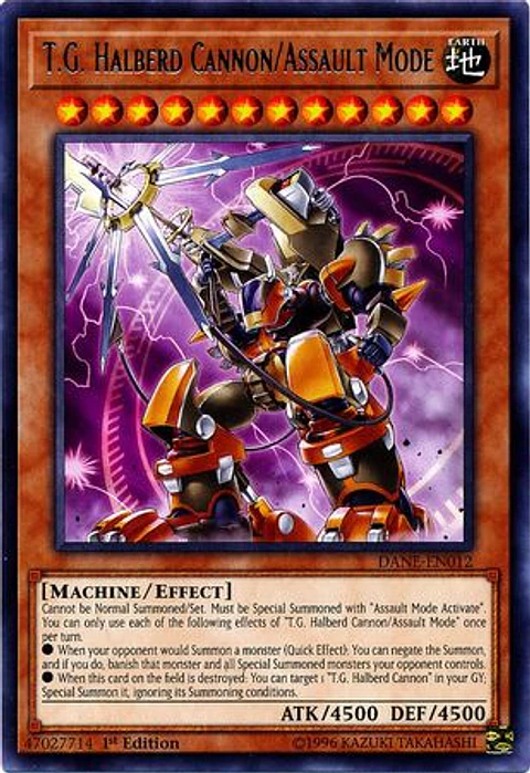 T.G. Halberd Cannon/Assault Mode - DANE-EN012 - Rare 