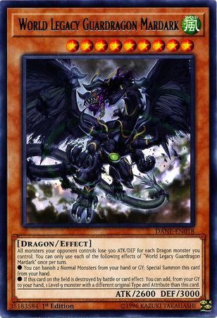 World Legacy Guardragon Mardark - DANE-EN018 - Rare 1